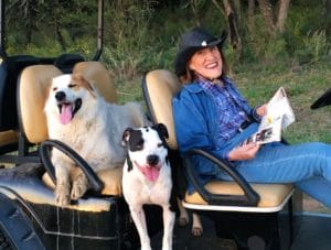 Ruth Buzzi today at her Texas Ranch