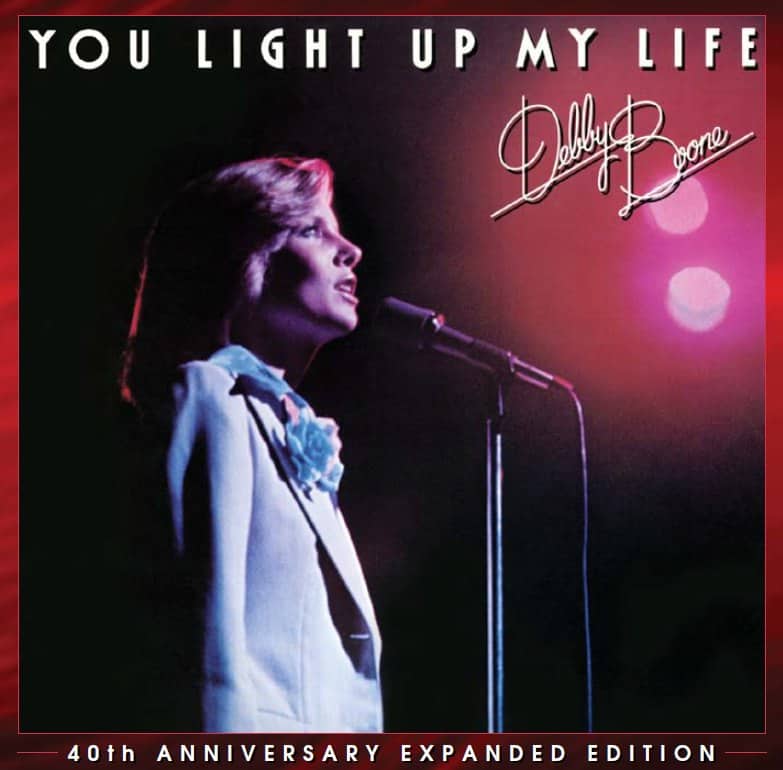 2. Cover of Debby Boone's re-released album, for the first time on CD, You Light Up My Life