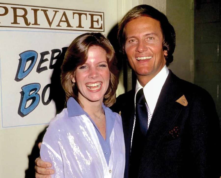 5. Debby Boone and dad, Pat. Early photo.