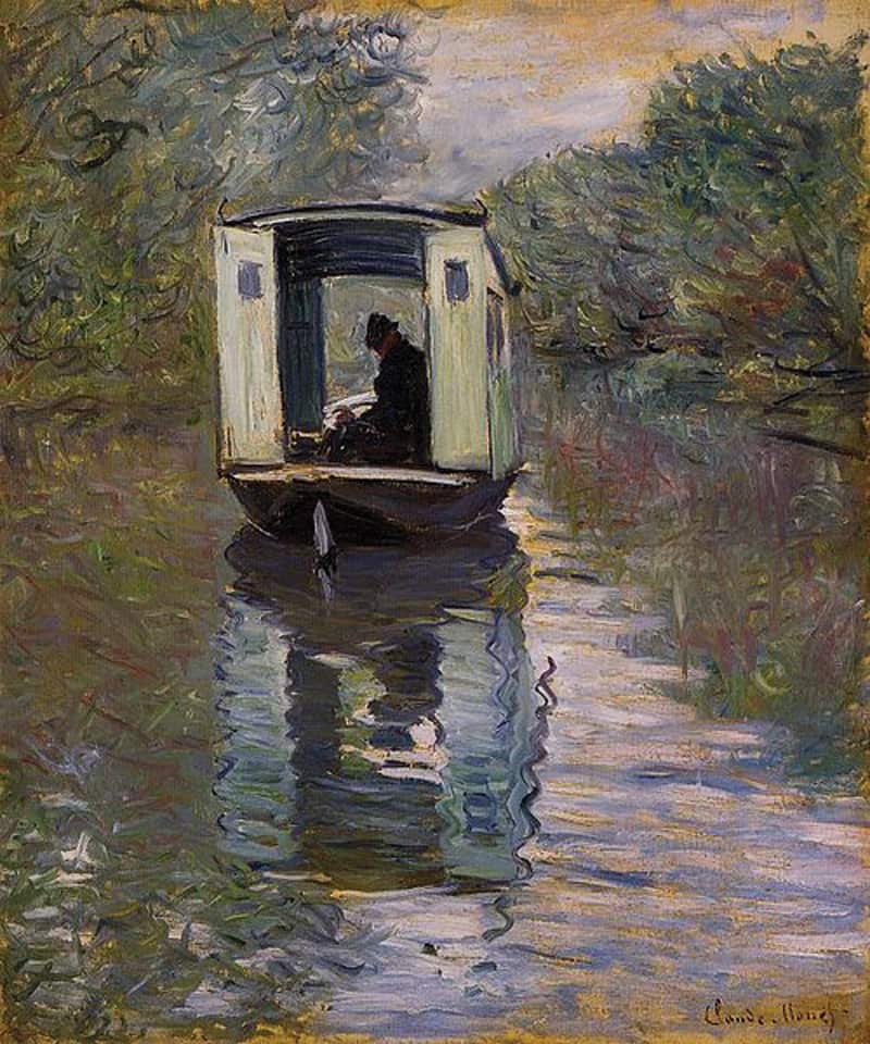 Claude Monet, La bateau atelier