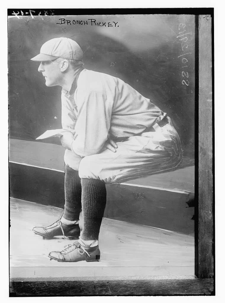 Branch Rickey, St. Louis AL baseball, 1913. Bain News Service, publisher | Photo credit Library of Congress