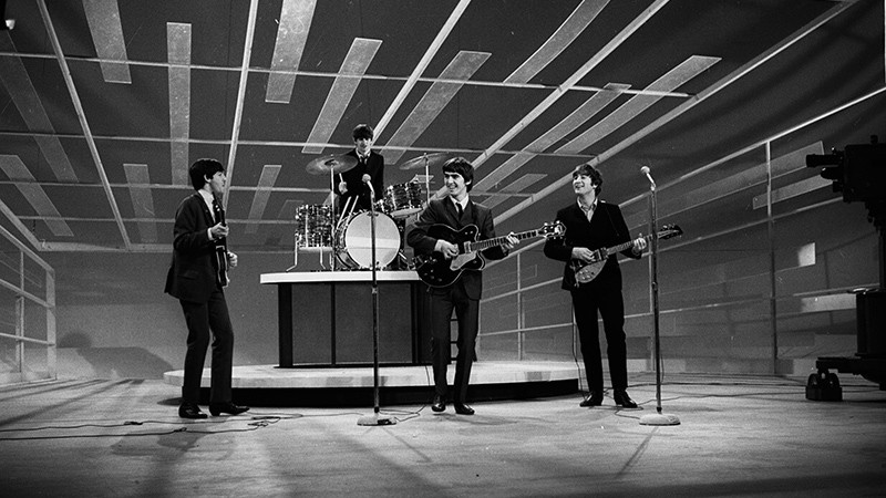 The Beatles on The Ed Sullivan Show in 1964