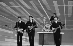 The Beatles on Ed Sullivan. Recovery and healing can come in unexpected ways, including The Beatles. Writer Iris Dorbian explains. Image