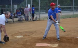 Golden Year Softball in Richmond: photo courtesy of Lacy T. Lusk Sr. Image