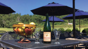 ciderworks-glass-tables. Virginia is a natural for cideries, with climate and geography for healthy orchards, plus creative cidermakers to create Virginia ciders.
