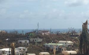 damage on St. John after hurricane Irma Image