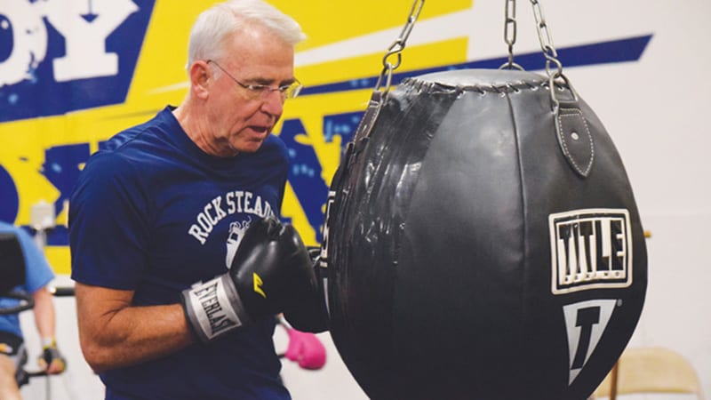 Punching_Bag Parkinson's Gym Rock Steady