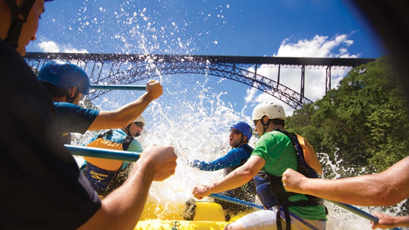 Rafting on the lower New River