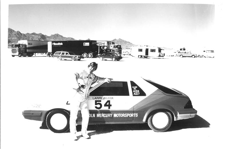 Larry Wilcox at the Bonneville Salt Flats | Photograph by Ian Vaughan