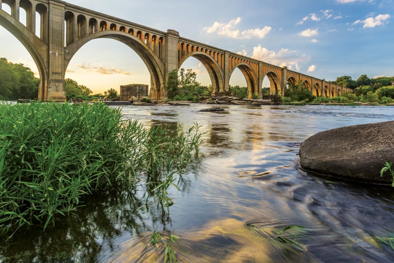 CSX A-Line Bridge over the James River in Richmond