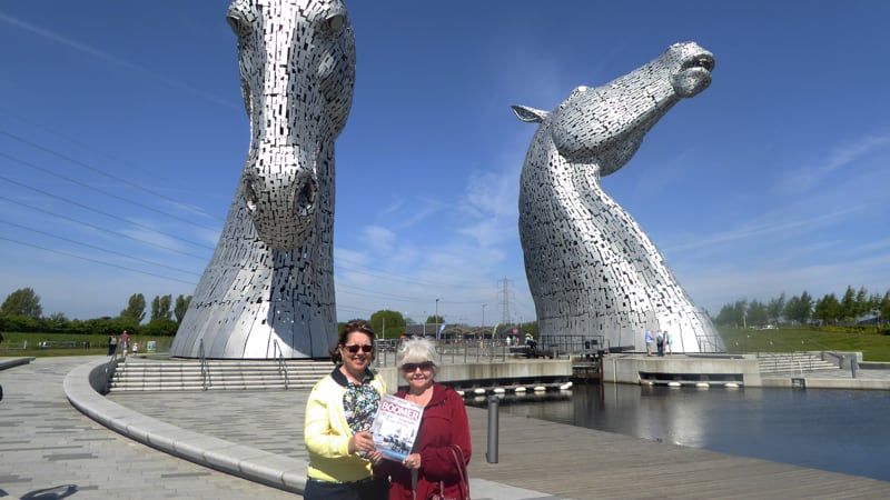 Wheres Boomer Scotland Kelpies