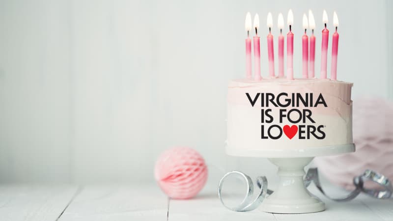 Pastel birthday cake Virginia Is for Lovers