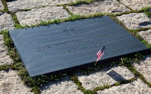 John F Kennedy Gravestone at Washington Memorial, Arlington Cemetery Image