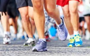 people running marathon Image