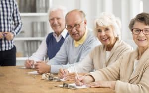 Group of happy seniors Image