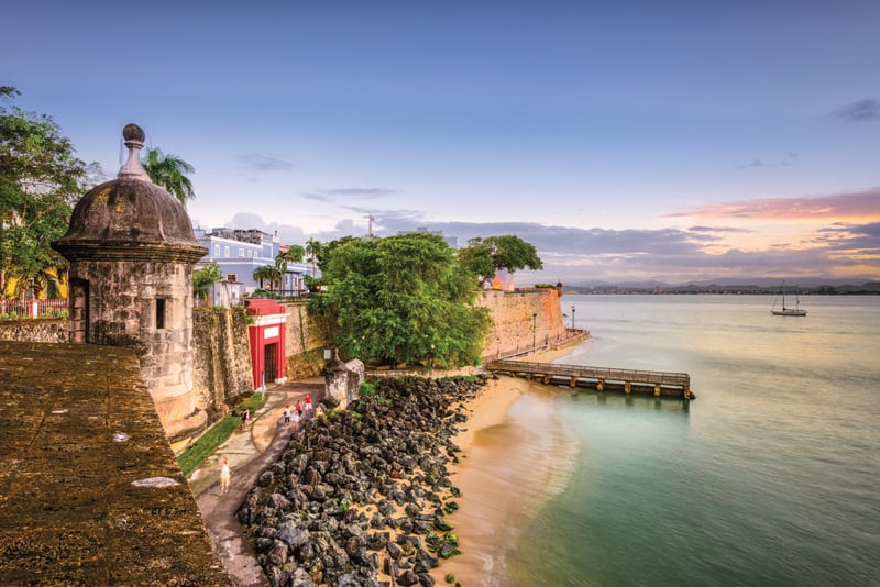 Paseo de la Princesa in San Juan, Puerto Rico