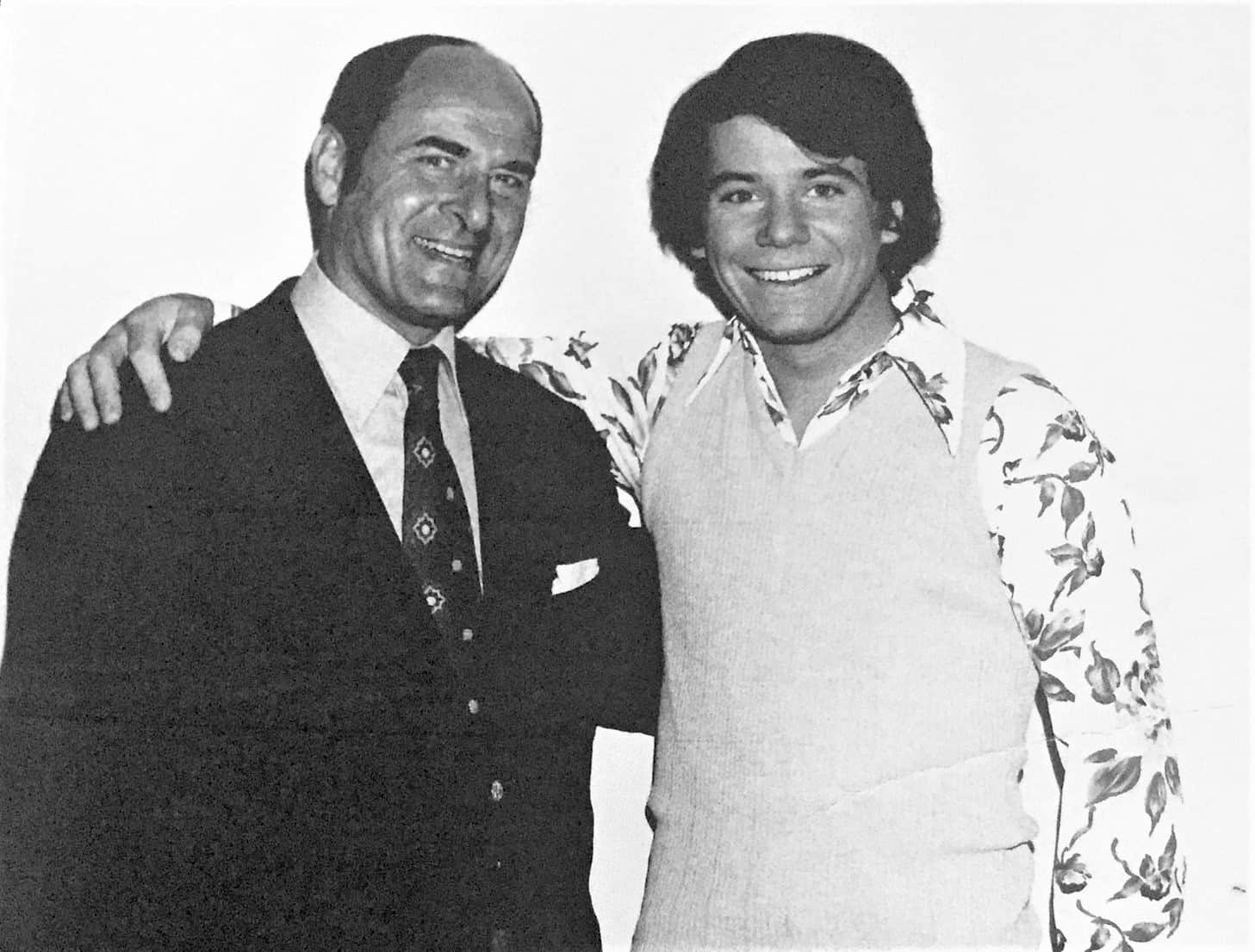 Dr. Henry Heimlich with Anson Williams