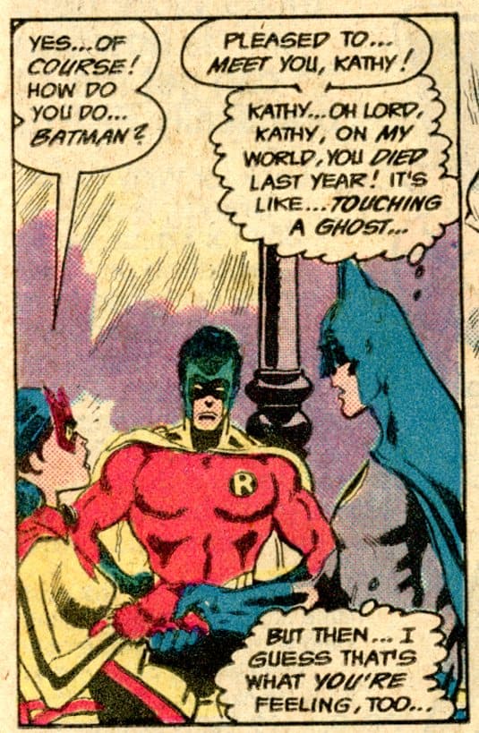 The Earth 2 Batwoman meets The Batman of Earth 1 from Brave and the Bold #182 (1982)162