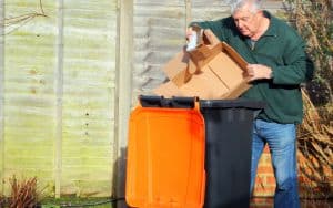 Retired couple in townhouse condominium complex with garbage taken over by neighbors Image