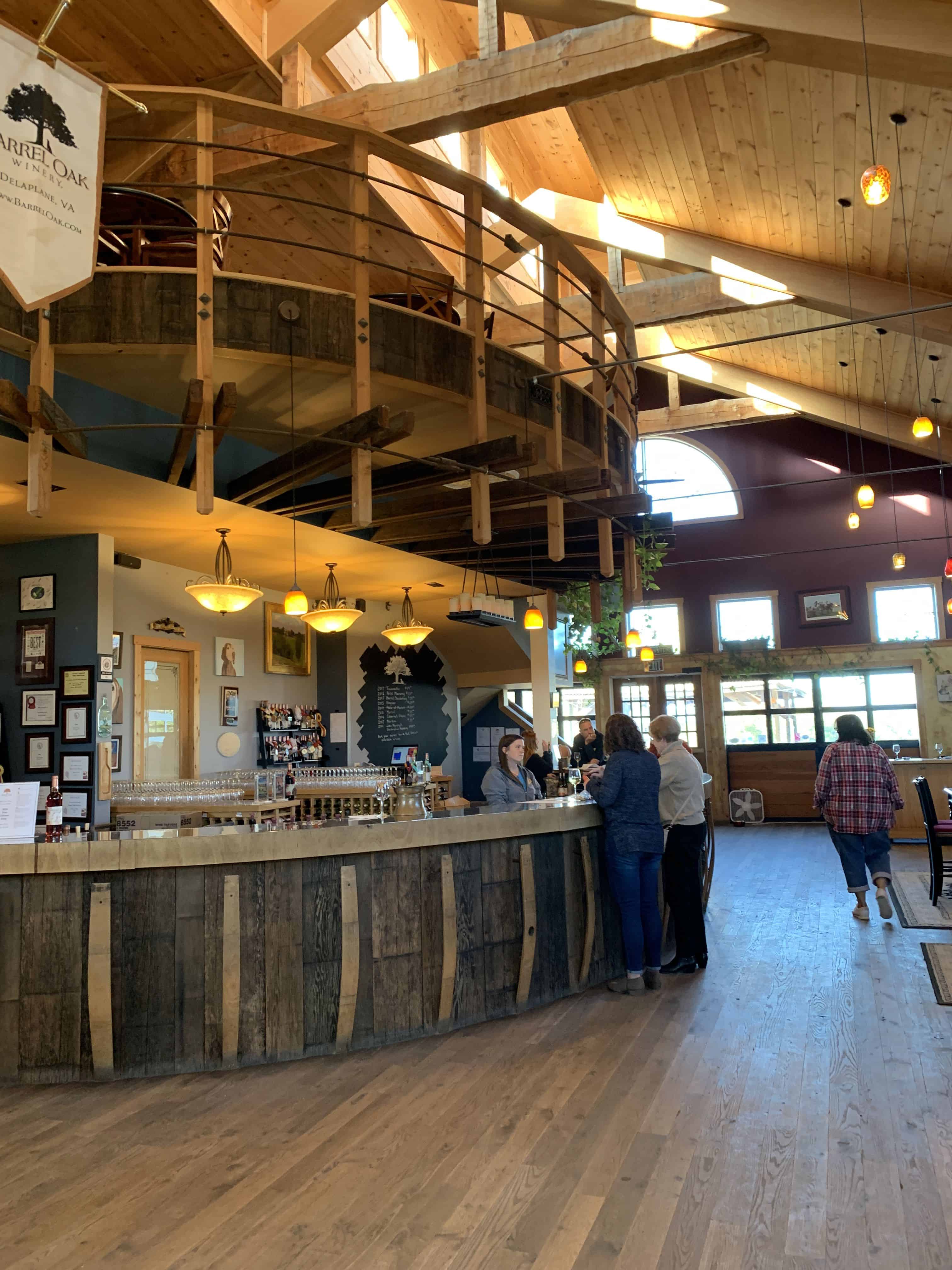 Barrel Oak Winery tasting room