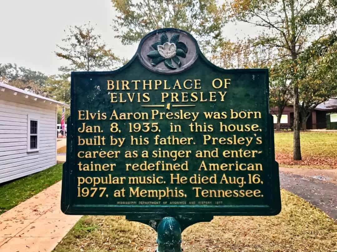 Historic Sign at Elvis Birthplace | Photo courtesy of Elvis Presley Birthplace 