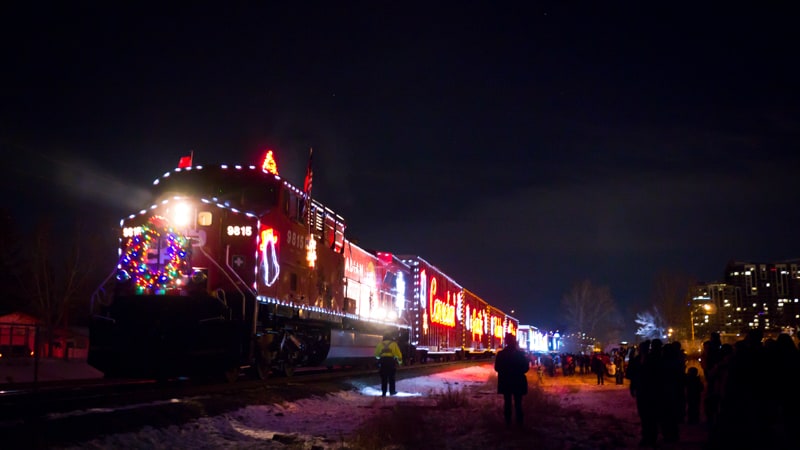 Ashland Street Party Light Up the Tracks to get you in the Christmas spirit