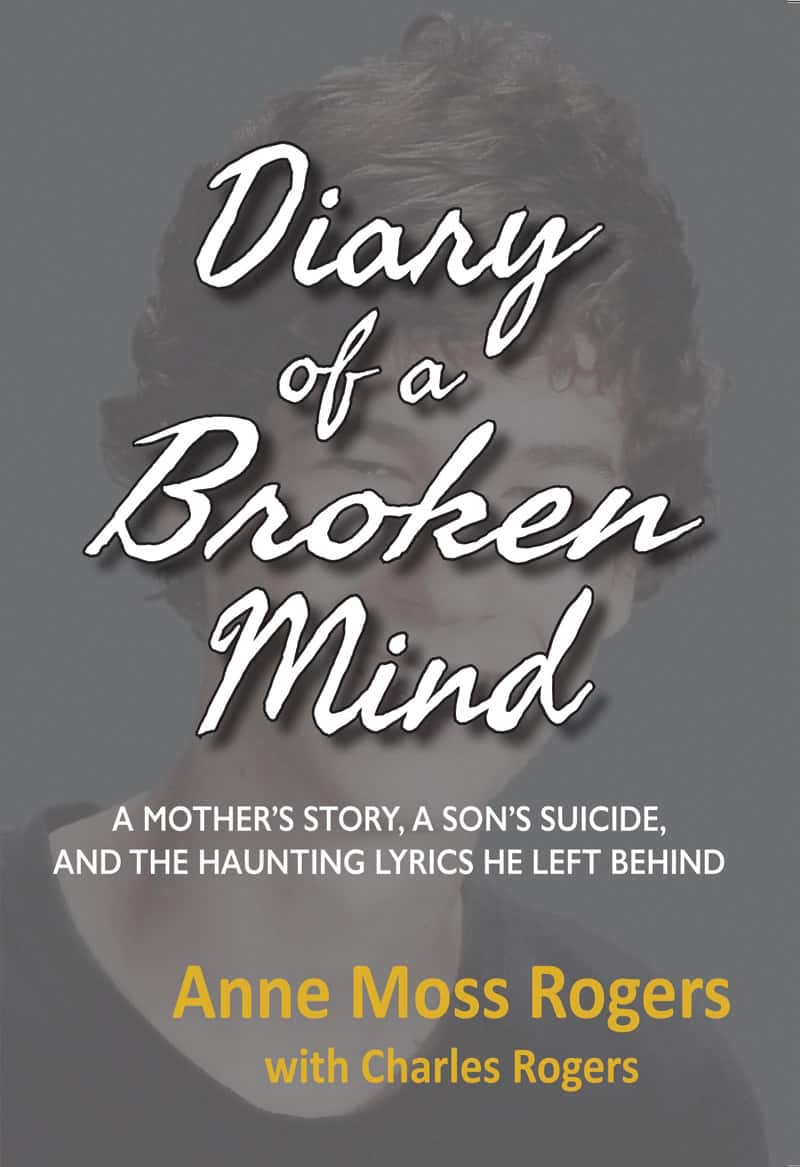 Diary of a Broken Mind book cover by Anne Moss Rogers with Charles Rogers