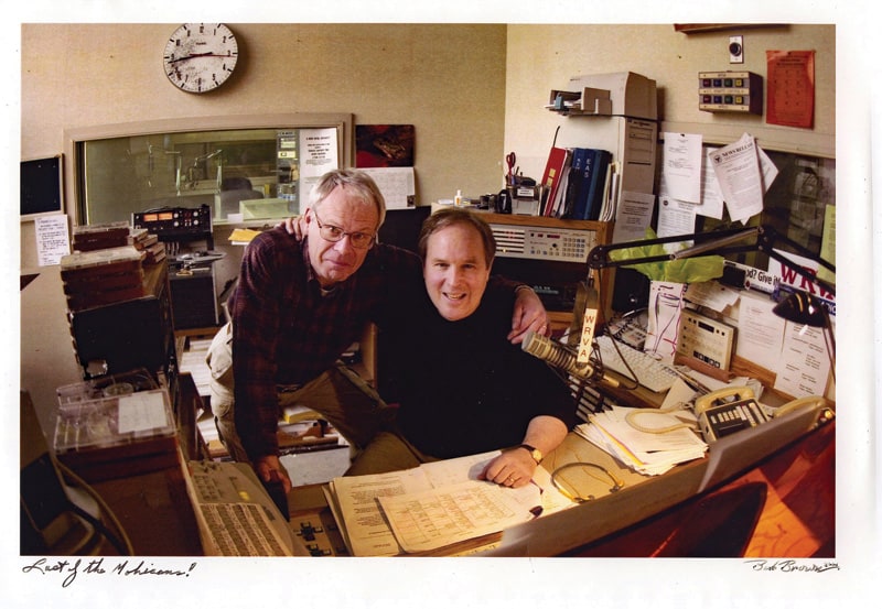 John Harding in the radio control room