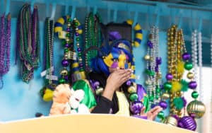 Mardi Gras parade float Image