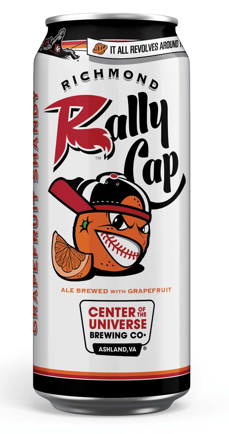 Rally Cap beer from Center of the Universe for Flying Squirrells