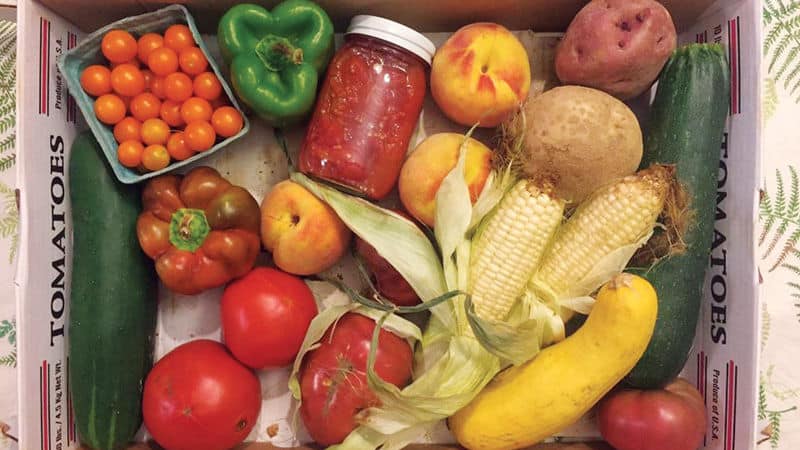 Farm-to-table foods straight from a farmers market Image