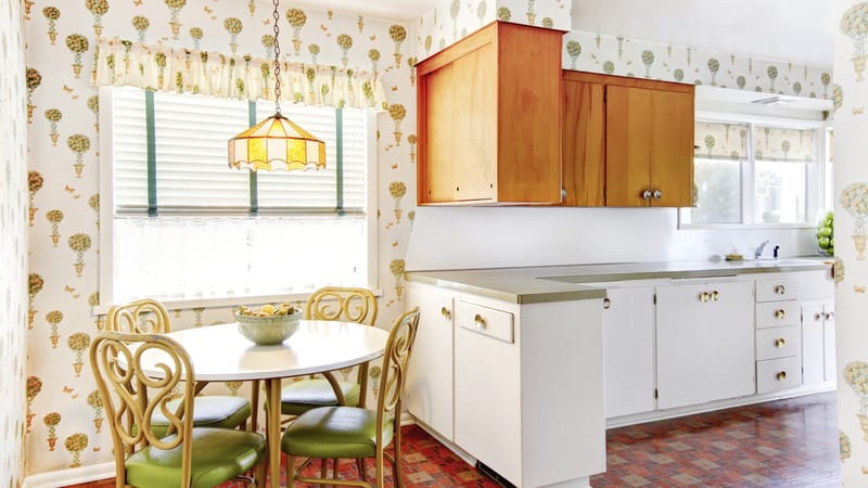 A kitchen that is small but well designed