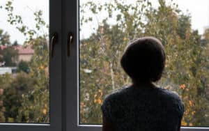 Lonely from coronavirus Image