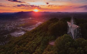 The Roanoke Star in Virginia's Blue Ridge Image