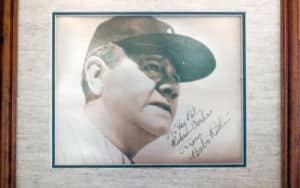 Babe Ruth and his signature! Image