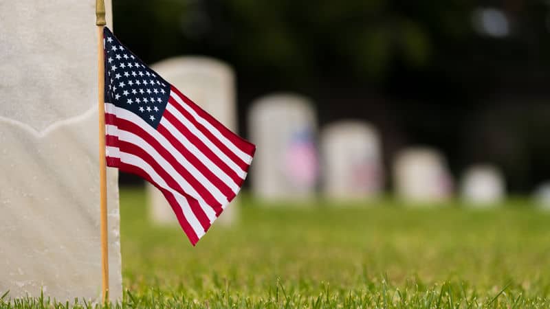 Memorial Day flag Image