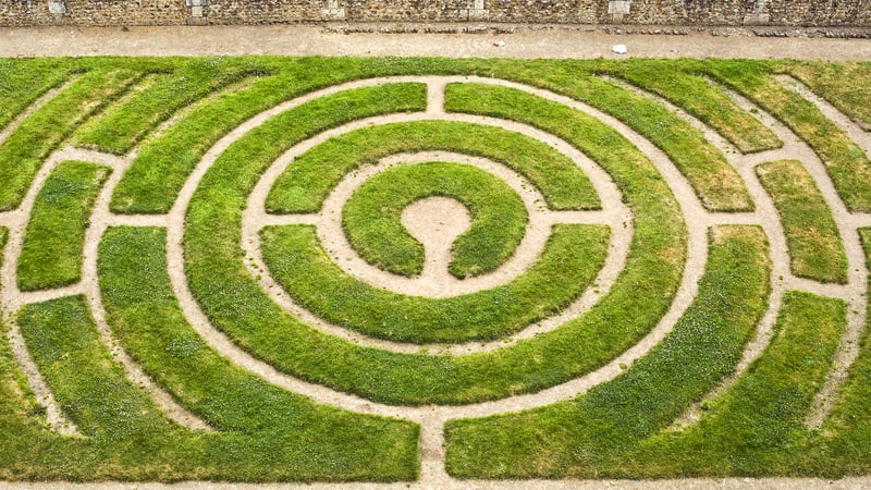 Labyrinth in Ginter Park