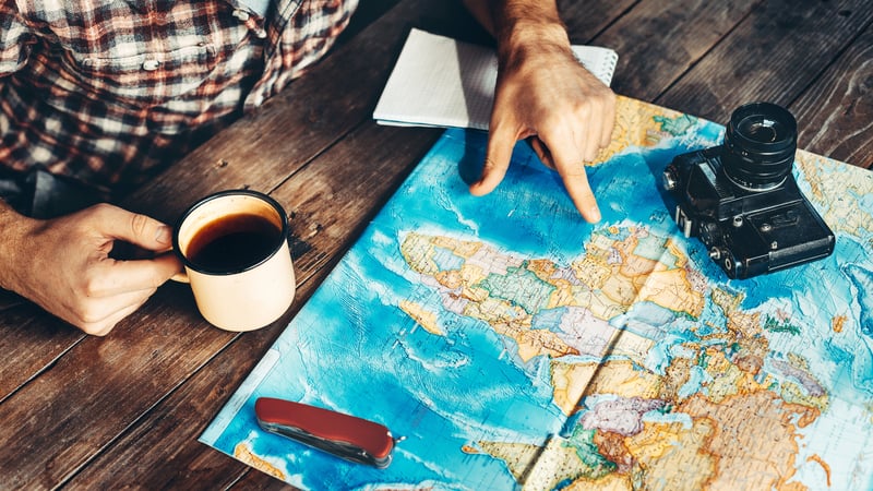 Man prefers travel plans over developing roots