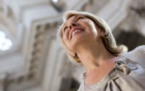 Women celebrating women's right to vote Image