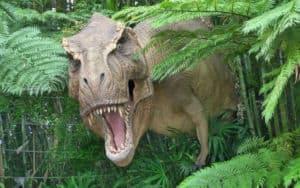 Dinosaurs at Jurassic Park are so scary! Image