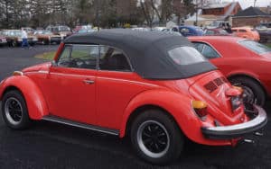 Classic car collecting Volkswagen bug Image