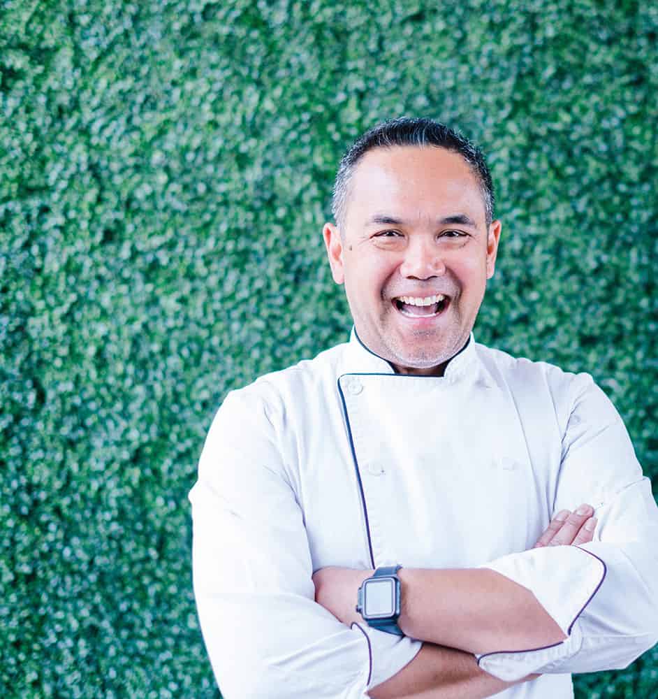 Chef Mike Ledesma | Photograph courtesy of Mike Ledesma, Perch restaurant