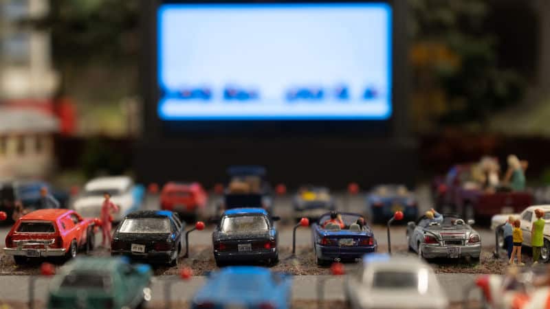 Miniature drive-in movie theater, I bet Baroque is there somewhere Image