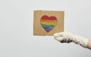 LGBTQ heart at Pride Place Image