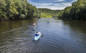 People kayaking on Virginia Scenic Rivers Image