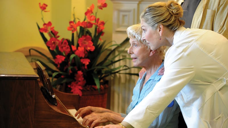 Karen Grassle with Tatum O'Neil