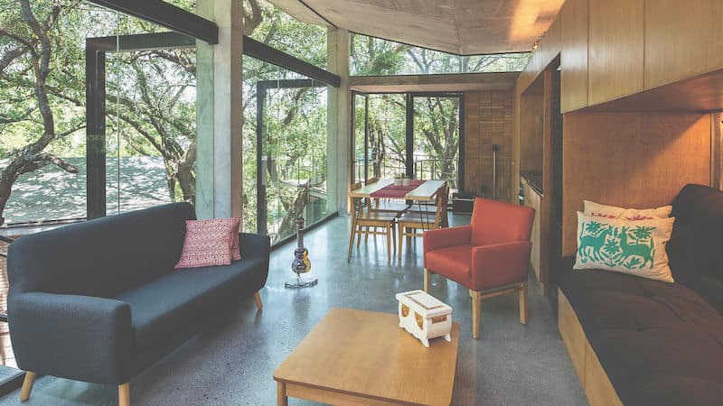 Escape-to-nature homes, Casa en El Bosque living area Image