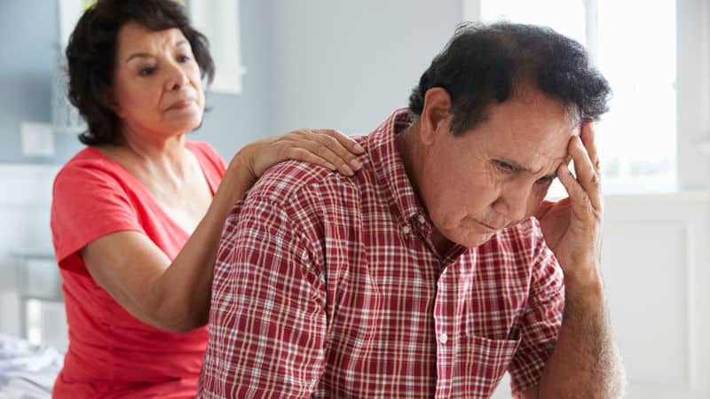 Woman's husband with dementia causes family conflict Image