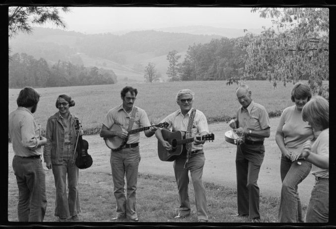 Virginia bluegrass jam session