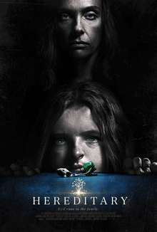 'Hereditary' promotional movie poster, the scariest horror film on this list